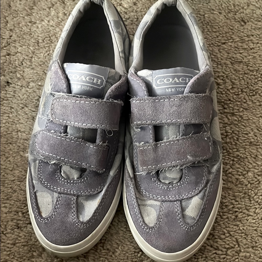 Coach Kids Gray Sneakers